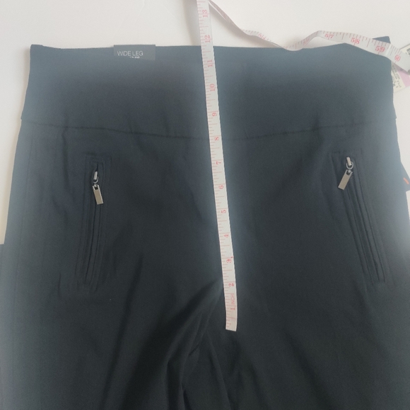 🆕 INC International Concepts black Wide Leg regular fit business casual pants_6 - Picture 8 of 10